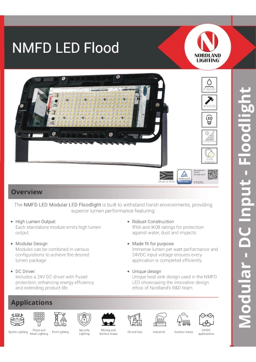 NL73 Nordland NMFD 24V LED Floodlight